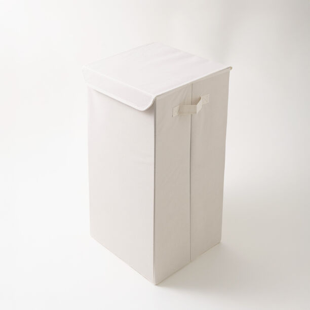 Homez polyester clothes organizer laundry box, beige 62*32*17 image number 0