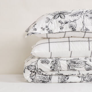 Cottage microfiber fading winter 6pc queen comforter set, blue 200*240cm