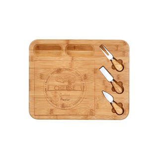 Cutting Board with 3 Knives 40*32*2.5Cm