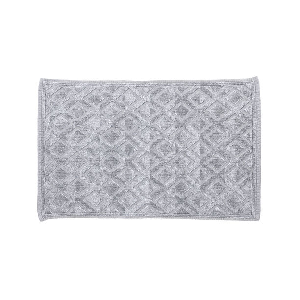 Boutique Blanche grey cotton bathmat 60*90 cm image number 1