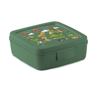 Snips sandwichbox dino 14.5*5.5cm, green