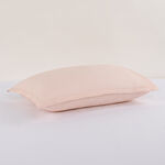 Boutique Blanche Pillow Cover Set 100% Cotton 200Tc Percale Standard Pink 75*50 Cm image number 3
