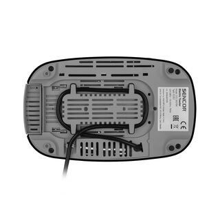 2 slots Sencor black electric toaster 750 W