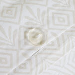Boutique Blanche 3pcs cotton duvet cover 260*220cm 300 thread count white image number 4