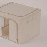 هومز منظم ملابس متوسط بوليستر، بيج 52*42*42 سم image number 2