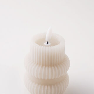 homez forming candle 7*9cm soy wax, creamy