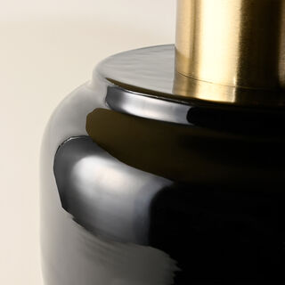 Homez Side Table Metal Black, 60*60*47Cm