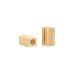 2 Pcs Bamboo Salt And Pepper Grinder Set image number 2