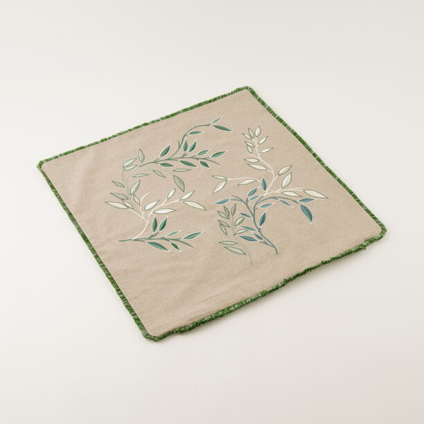 Homez Botanical Leaf Cushion Cover, 45*45Cm image number 0
