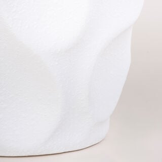 Homez off white ceramic vase 21.5*21.5*32 cm