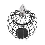 Wire Aluminum And Iron Lantern Black image number 2