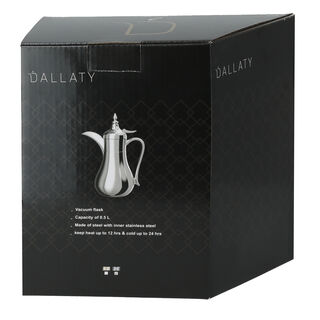 Dallaty Vacuum Flask Classic Full Silver 0.5L