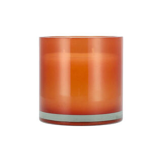 Glass Jar Candle  Orange And Conifer Fragrance 12*12 cm