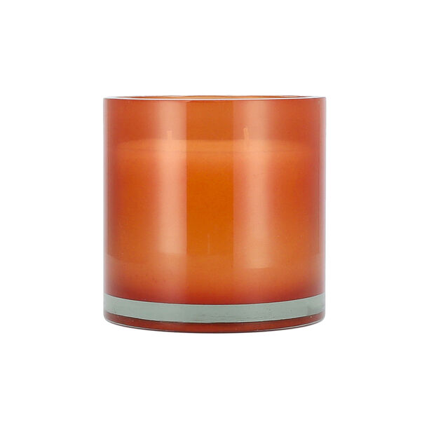 Glass Jar Candle  Orange And Conifer Fragrance 12*12 cm image number 2