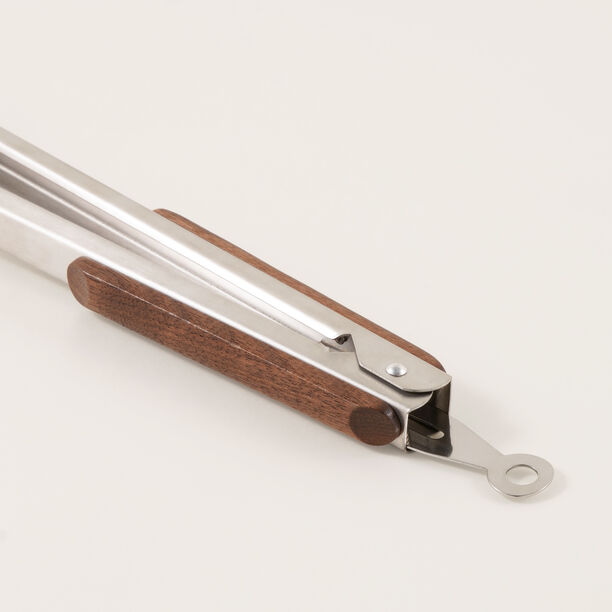 Alberto Steel Food Tong With Wooden Handle  image number 6