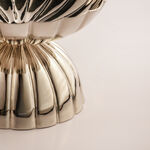 La Mesa Metal Fruit Bowl 28*28*18Cm Small, Silver image number 2