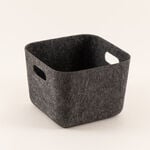 Homez Storage Basket, Dark Grey 25*25*18 Cm image number 0