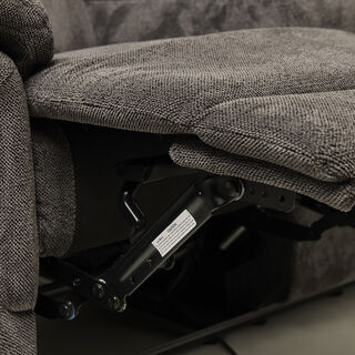 2 Seater dark gray recliner