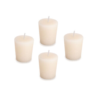 4 Pieces Votive Candle Ivory Vanilla 