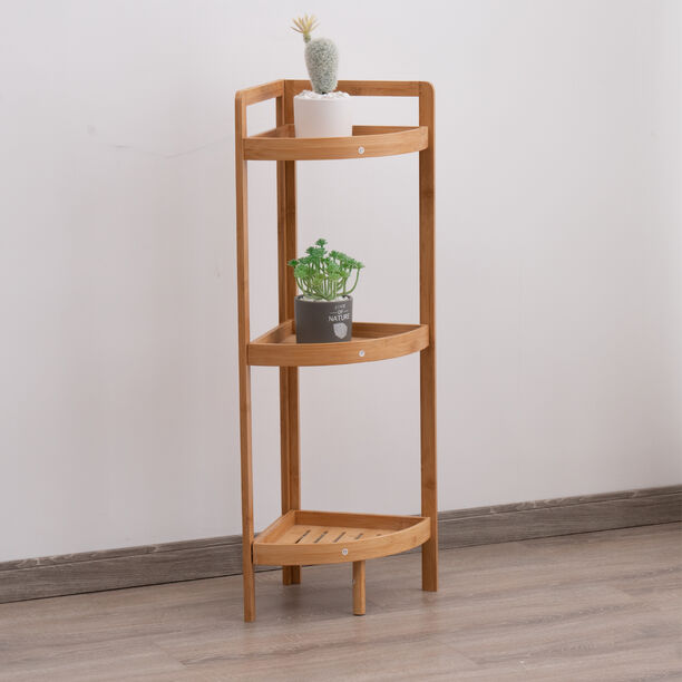 Corner Shelf 3 Tiers 26*26*90Cm image number 0