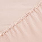 Boutique Blanche Fitted Sheet 100% Cotton 200Tc Percale King, Pink 180*200 Cm image number 1