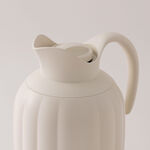 Dallaty Plastic Vacuum Flask, Off White 1L image number 3