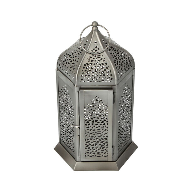 Metal Lantern Dome Small:19x19x33 Cm image number 1