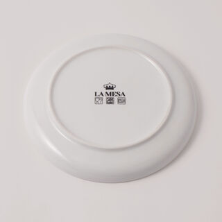 La Mesa Porcelain Set Of 4Pcs Side Plates, 8", White