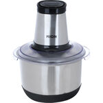 Kion stainless steel chopper with bowl 500W, 2.0L, 2Speeds, black image number 0
