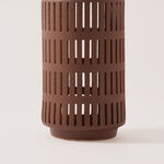 Homez Ceramic Lantern, Brown 15.5*15.5*28Cm image number 2