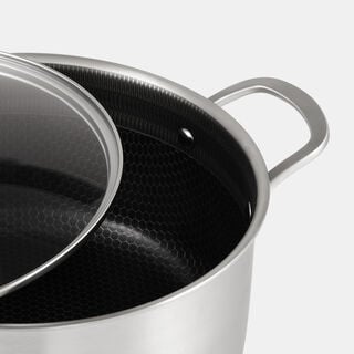 Alberto Stainless Steel Cookware Set 7Pcs, Silver