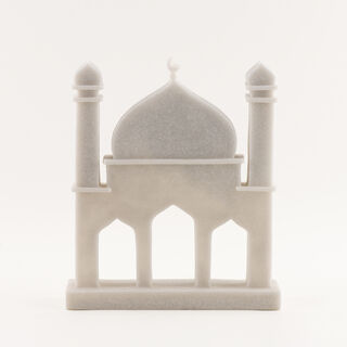 هومز تمثال ديكور أزتك ريزن 28*7*33سم، رمادي