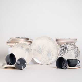  20 Pcs Porcelain Dinner Set Serve 4 Persons