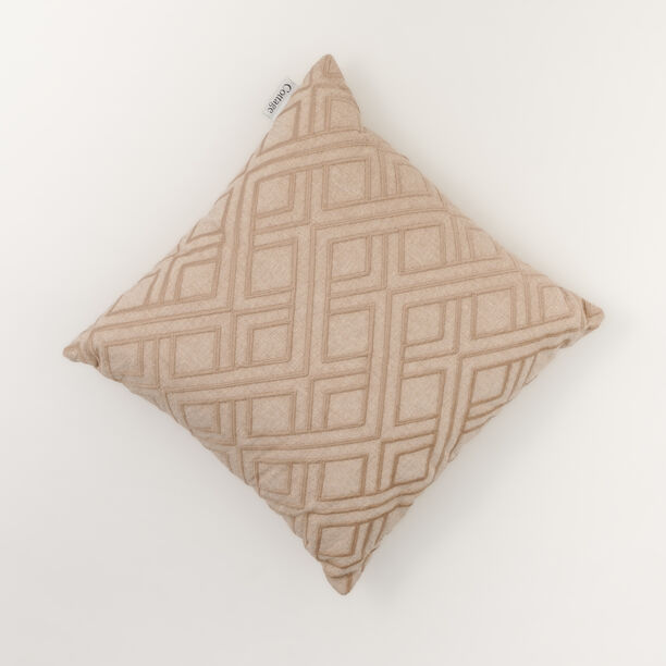 Cottage embroidered cotton chambray cushion 45*45cm image number 0