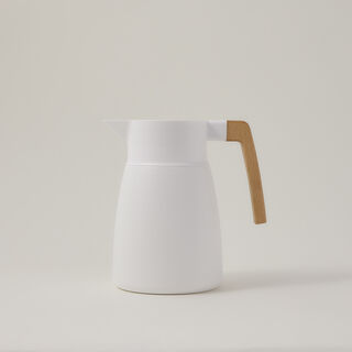 Dallaty 1 Pieces Steel Vacuum Flask Nature White 1.5L