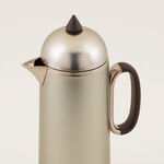 Dallaty 2pcs vacuum flask stainless steel beige and wood 1L image number 2