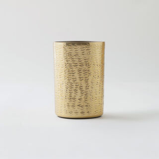Homez aluminium tumbler, gold 7*7*11 cm