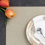 La Mesa beige plastic plate mat set 2 pcs 45*30cm image number 0