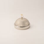 La Mesa silver and gold metal dates bowl Dia 30 cm image number 0