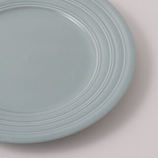 La Mesa embossed porcelain side plate set, 4pcs, green 7.5"