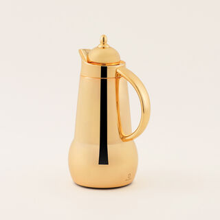 dallaty steel vacuum flask set 2pcs 1L, gold