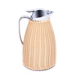 Dallety Stainless Steel Vacuum Flask Design Of Bamboo Light Beige 1L image number 1