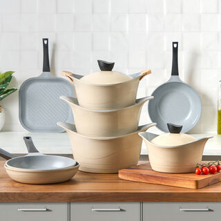 طقم قدور جرانيت 12 قطعة صناعة سعودية