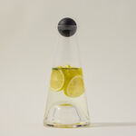 Abundance Clear Jug With Matt Black Ball Cover image number 0