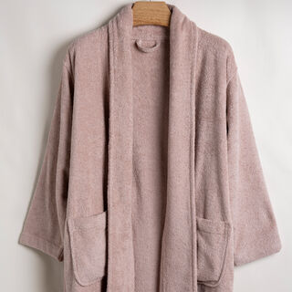 Ultra soft bathrobe, blush size L/XL