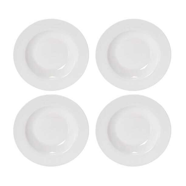 La Mesa New Bone Soup Plate 4 Pieces Set 8.75" image number 1