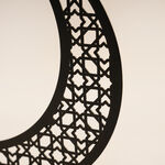 Homez Ramadan Decorative Crescent Design With Base, Black 32*9*29.5Cm image number 1