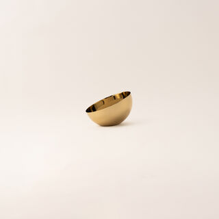 Oulfa gold steel nuts bowl
