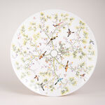 La Mesa white/green bone porcelain 16 pc dinner set image number 3