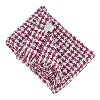 Cottage Cotton Throw 160X200Cm Purple